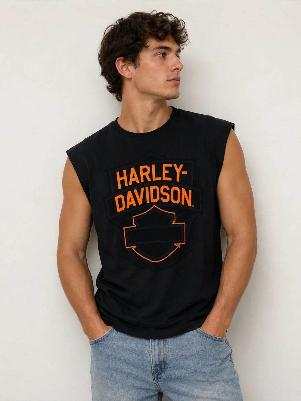 Harley-Davidson Bald Eagle Munising Michigan  Graphic Tank Men’s L Black